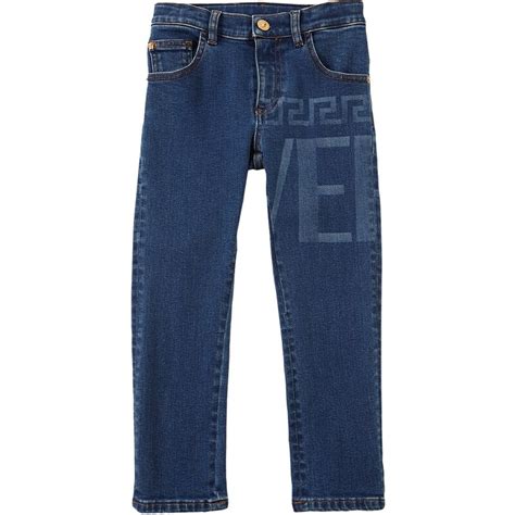 scarpe versace jeans bambina|Jeans in denim di cotone con glitter .